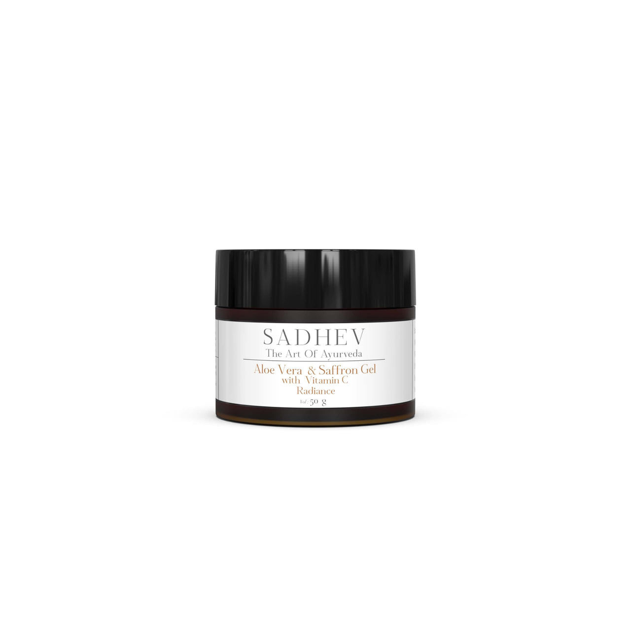 Sadhev's Aloe Vera & Saffron Face Gel with Vitamin C For Radiance, Suitable for All Skin Type, Paraben & Sulphate Free - 50 g - (Pack of 1)