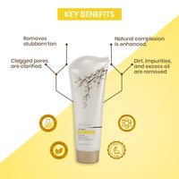 Ozone D Tan Extension Range Combo (Face Wash + Face Pack Cream + Face Scrub) - For Sun Tan Removal - 300 G