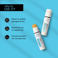 Deconstruct Hyaluronic Acid Lip Balm With 1% Cupuacu Butter | For Fuller lips, Dry Lips, Reduces Flakiness | Protects & Nourishes Dry Chapped Lips | Lip Balm For Women & Men | 4gm