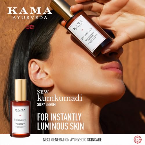 KUMKUMADI YOUTH-ILLUMINATING SILKY SERUM 15 ML | Brightening Face Serum| With Kumkumadi Oil & Hyaluronic Acid