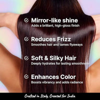 2.Oh! Italian- Hair Gloss | High Shine Hair Gloss Treatment | Semi Permanent Clear Gloss | Salon- Like Glossy Hair| Shiny and Smooth Hair | Enriched with Argan Oil | Lasts up to 2-3 Washes (Pack of 2)