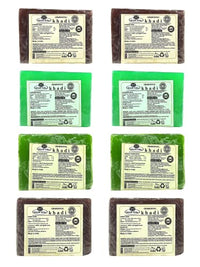 Khadi Pure Almond, Aloe Vera, Apricot & Honey Soap, 125 g (Pack of 8)