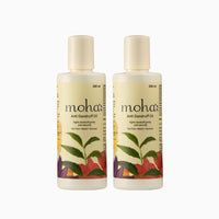 moha: Anti Dandruff Oil With Benefits Of Tea Tree Oil, Neem Oil, Hibiscus OIl, Rosemary Oil | Unisex Hair Oil For All Hairs - 200ml (Pack of 2) | Hair Oil For Men & Women