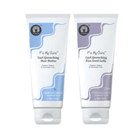 Fix My Curls Curl Quenching Moisture Styling Duo | For Curly, Wavy, Dry, Frizzy Hair| Curl Activator with Chia & Aloe Vera | Silicone Free| 100gm each