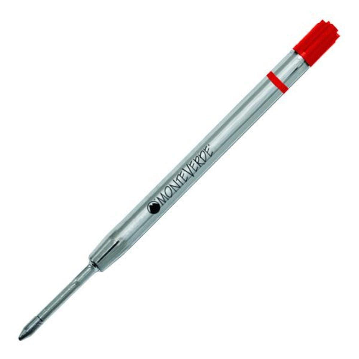 Capless Gel Ballpoint Refill to Fit Parker Ballpoint Pens, Fine Point, Red, 2 per Pack (P422RD)