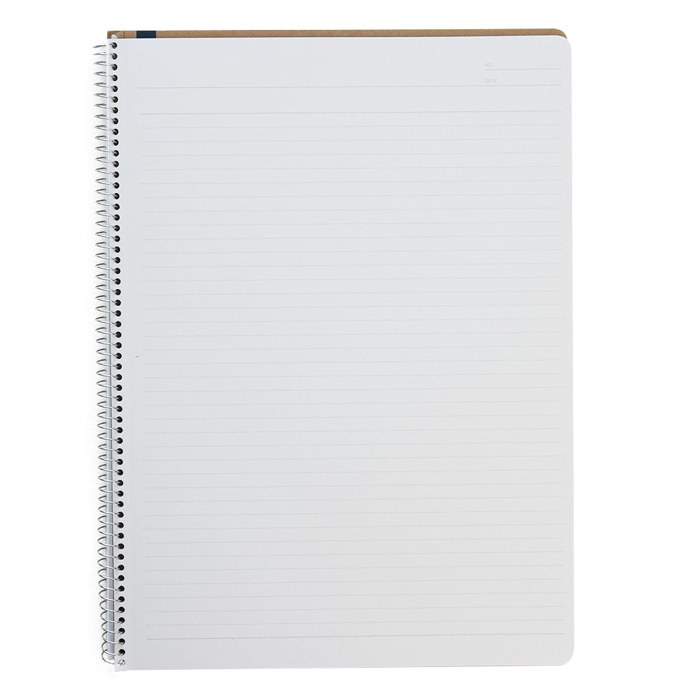 Maruman SPIRAL NOTE BASIC 8.98 x 11.69 inches (A4), 6.5mm 38-lined, 80 Sheets (N235ES) 8.98" x 11.69" (A4) Ruled