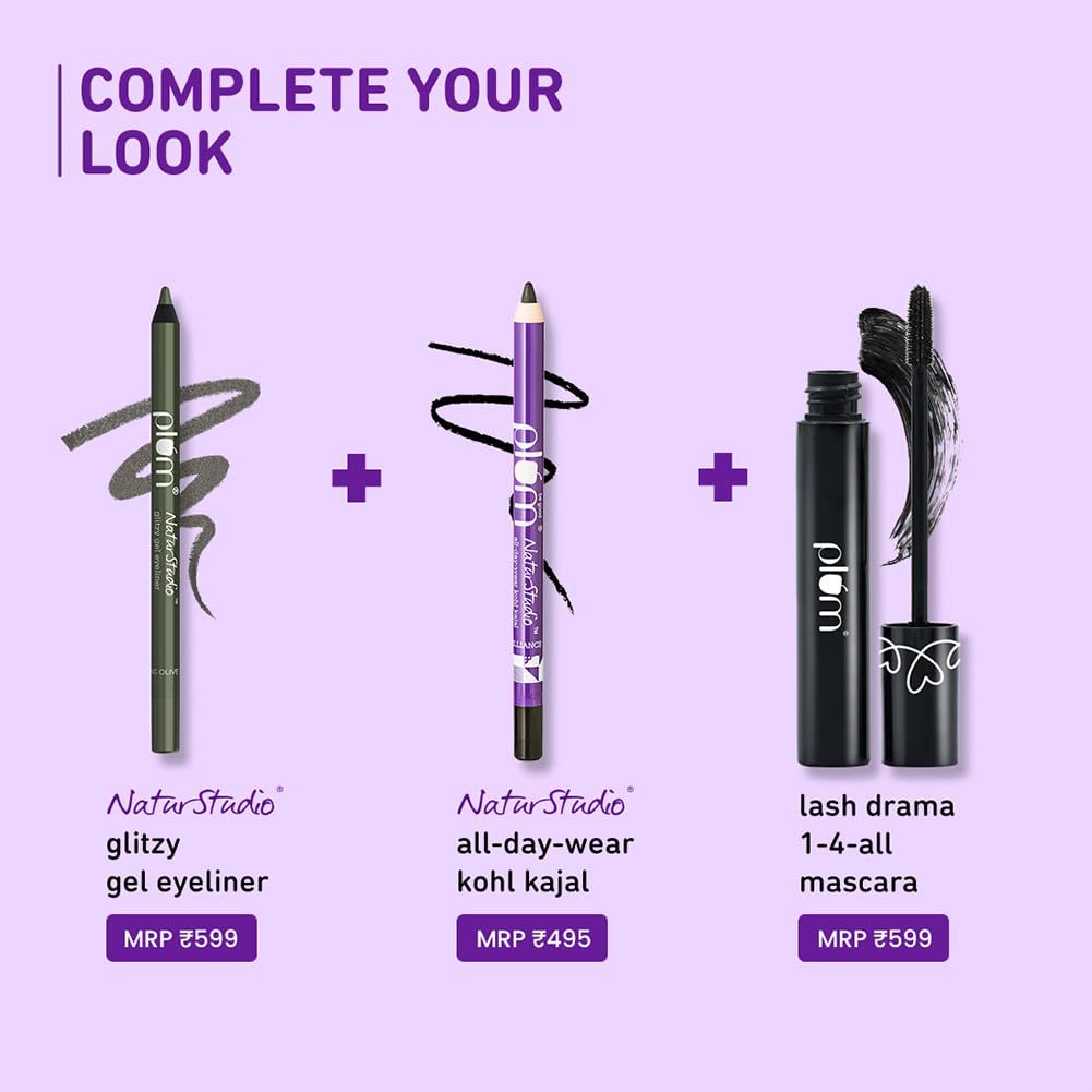 Plum Naturstudio Glitzy Gel Shimmery Eyeliner - 03 Dazzling Brown