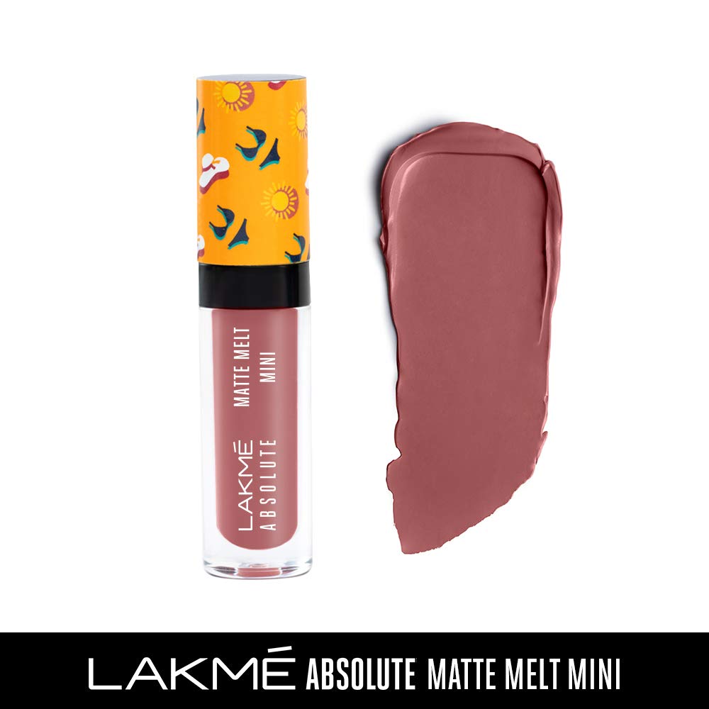 Lakmé Liquid Lipstick Nude Umbrella (Matte) & Lakmé Liquid Lipstick Pink Footprint (Matte)