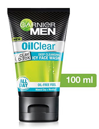 Garnier Skin Naturals Micellar Cleansing Water, 125Ml+ Men Oil Clear Deep Cleansing Facewash, 100G
