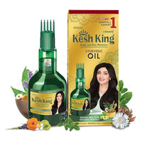 Kesh King Ayurvedic Oil for Hair Fall Control | Reduces Hairfall and Supports New Hair Growth | 21 Ayurvedic Herbs | 300ml