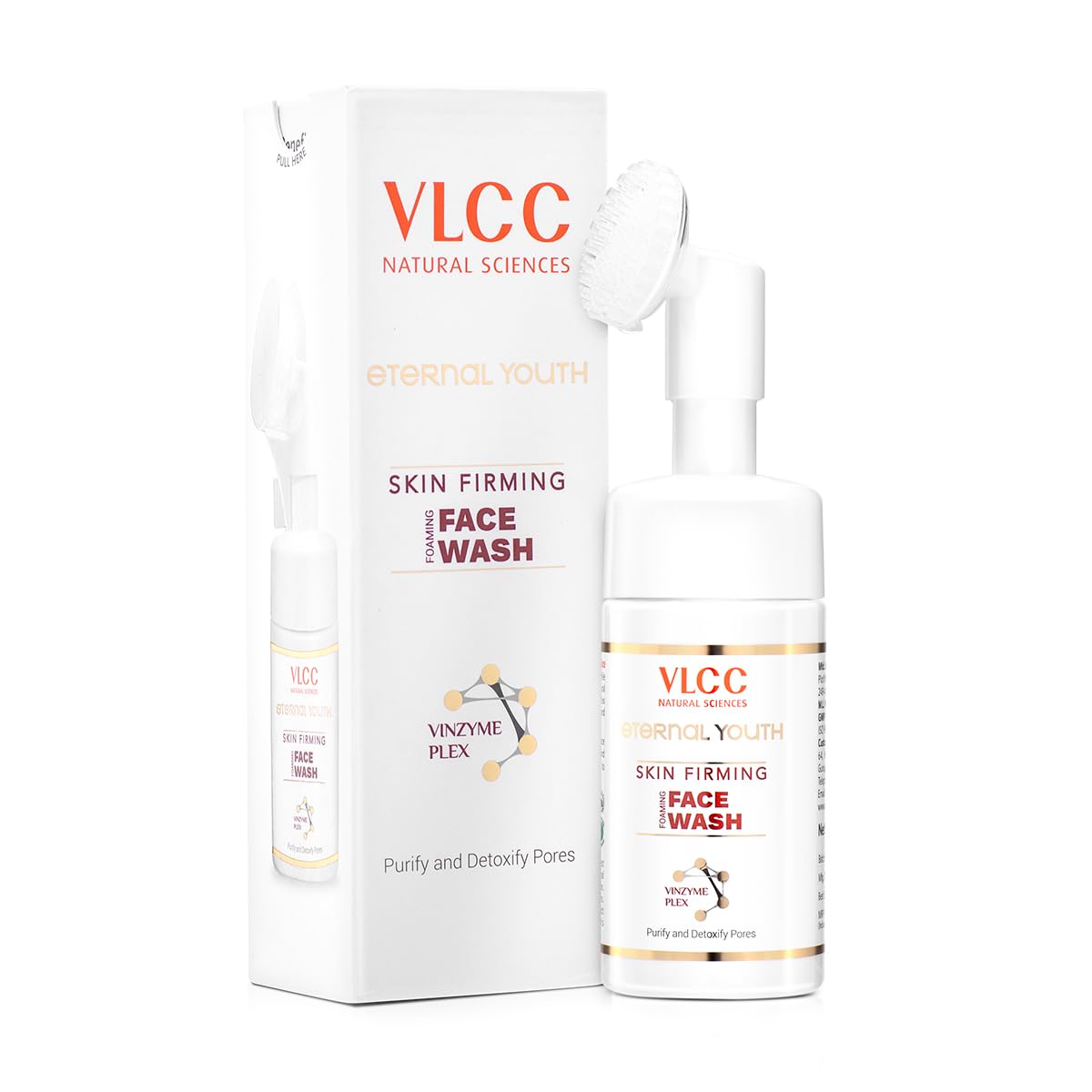 VLCC Eternal Youth Skin Firming Face Wash - 100ml | Pore Cleansing & Detoxifying | With Vinzyme Plex, Vitamin E & Aloe Vera | Helps Soothe & Repair Skin | Helps Control Acne & Remove Dead Skin.