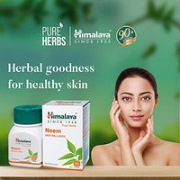 Himalaya Wellness Neem, 60 Tablet | Pure Herbs for Skin Wellness