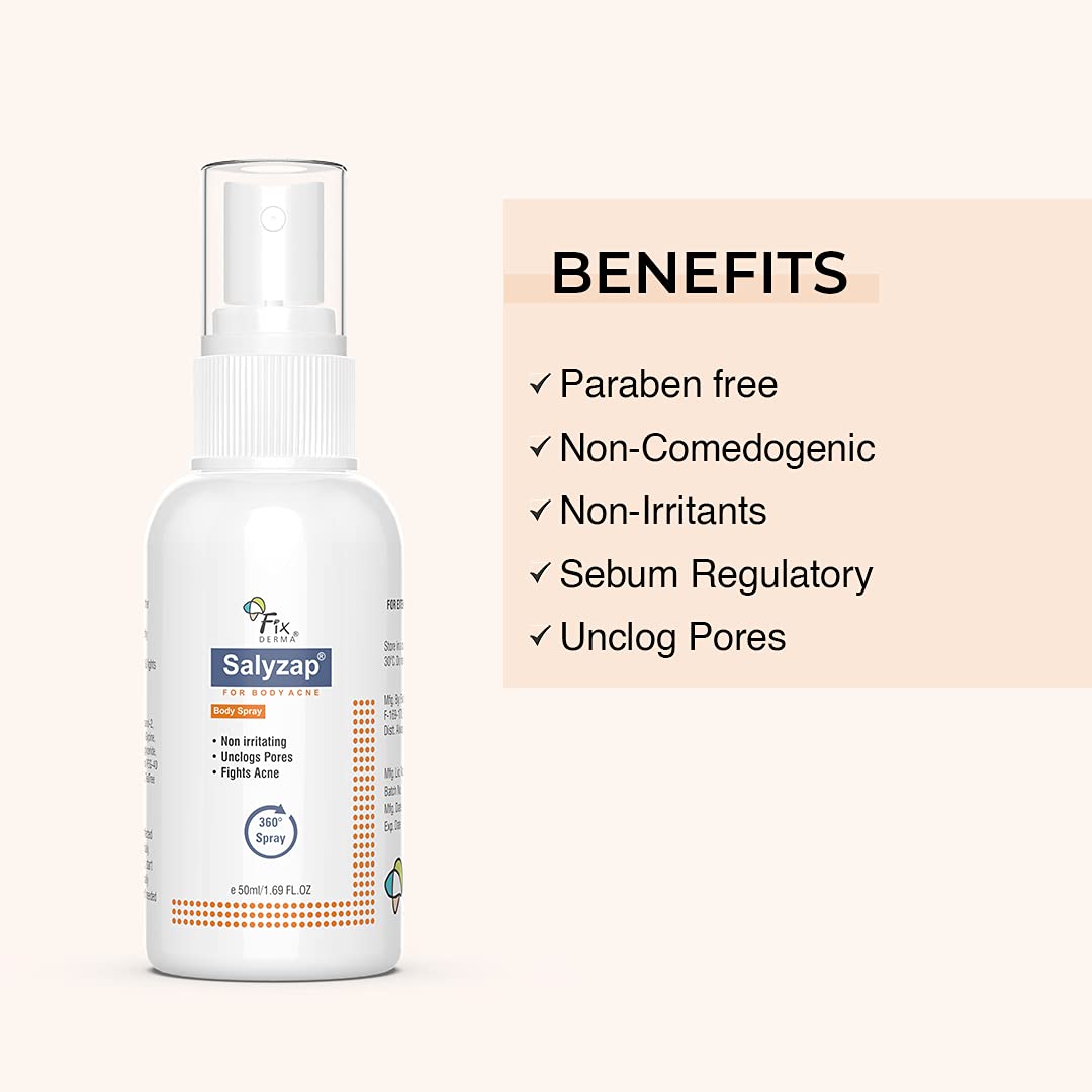 Fixderma Salyzap Body Spray - 50ml