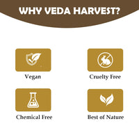 Veda Harvest Sandalwood Powder 300gm for Glowing skin,De Tan, Oil Control, Fades Acne Scars & Ageing Marks | Chandan Powder | Sandalwood powder for face pack |