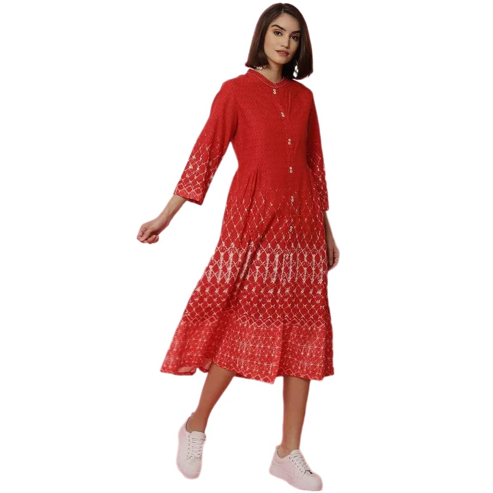 BIBA Women Rayon Kurta