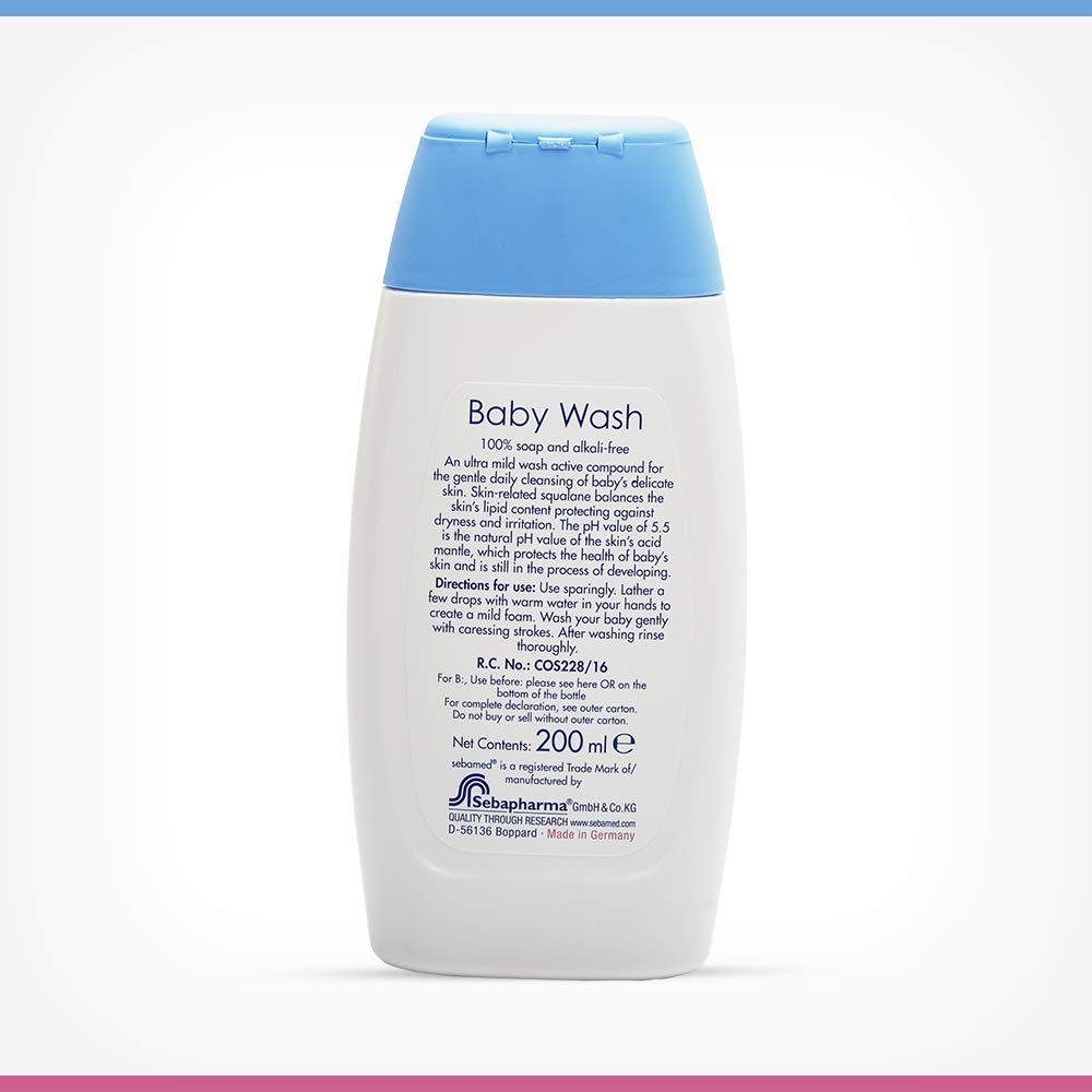 Sebamed Baby Lotion, 400Ml And Sebamed Baby Wash Extra Soft, 200Ml