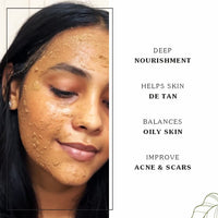 O4U Mysore Sandalwood Powder for De Tan, Glowing skin, Oil Control, Fades Acne Scars & Ageing Marks | Chandan Powder | USDA Certified, 100% Pure & Organic | (100g)