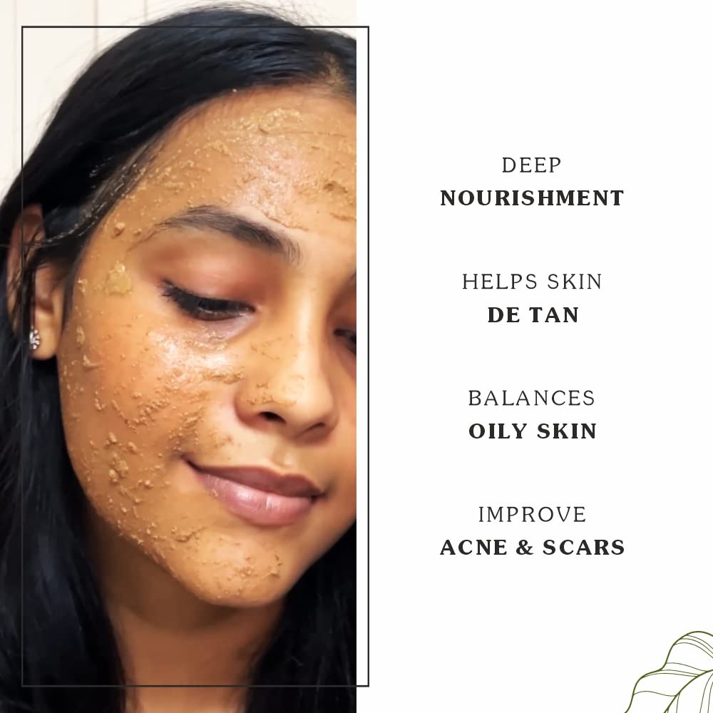 O4U - Mysore Sandalwood Powder for- De Tan, Glowing Skin, Oil Control, Fades Acne Scars & Ageing Marks/USDA Certified, 100% Pure & Organic - Set of 2