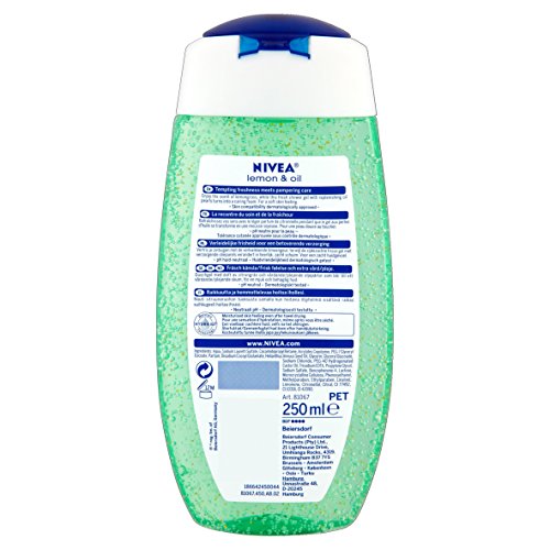 Nivea Lemon And Oil Shower Gel (250ml) (pack of 2)