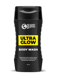 Beardo UltraGlow Body Wash for Men, 200ml | Moisturizes & Hydrates the Skin | Contains Mulberry & Bearberry Extracts for Deep Cleansing & Nourishment | Soft & Smooth Skin