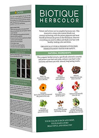 Biotique Herbcolor Conditioning Hair Colour l Ammonia Free Hair Color l 9 Organic Herbal Extracts l Natural and Healthy Shine l 50g + 110ml| Natural Black 1N (Pack of 1)