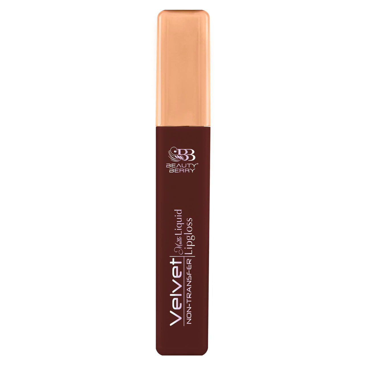 Beauty Berry Velvet Non Transfer Liquid Lipstick for Women (Dusky Brown)