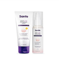 Sanfe Spotlite Body Kit | Lightens Overlooked Areas | Brightens Intimates | Non Toxic | 6 In 1 Glo Cream | Spotlite Serum