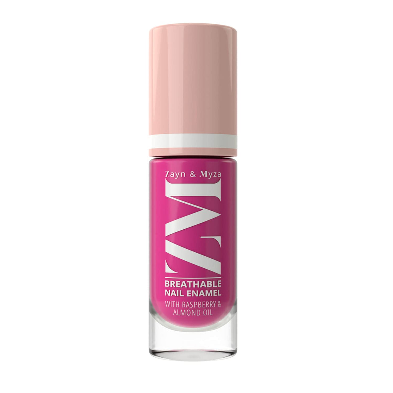 ZM Zayn & Myza Breathable Nail Enamel - Pink Popsicle | Smooth Application | Quick-Drying I Longlasting I Chip-Defiant I Water Permeable | Glossy Finish | 100% Vegan, 6 ml