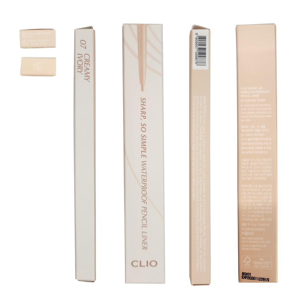 SHARP SO SIMPLE WATERPROOF PENCIL LINER 007 CREAMY IVORY