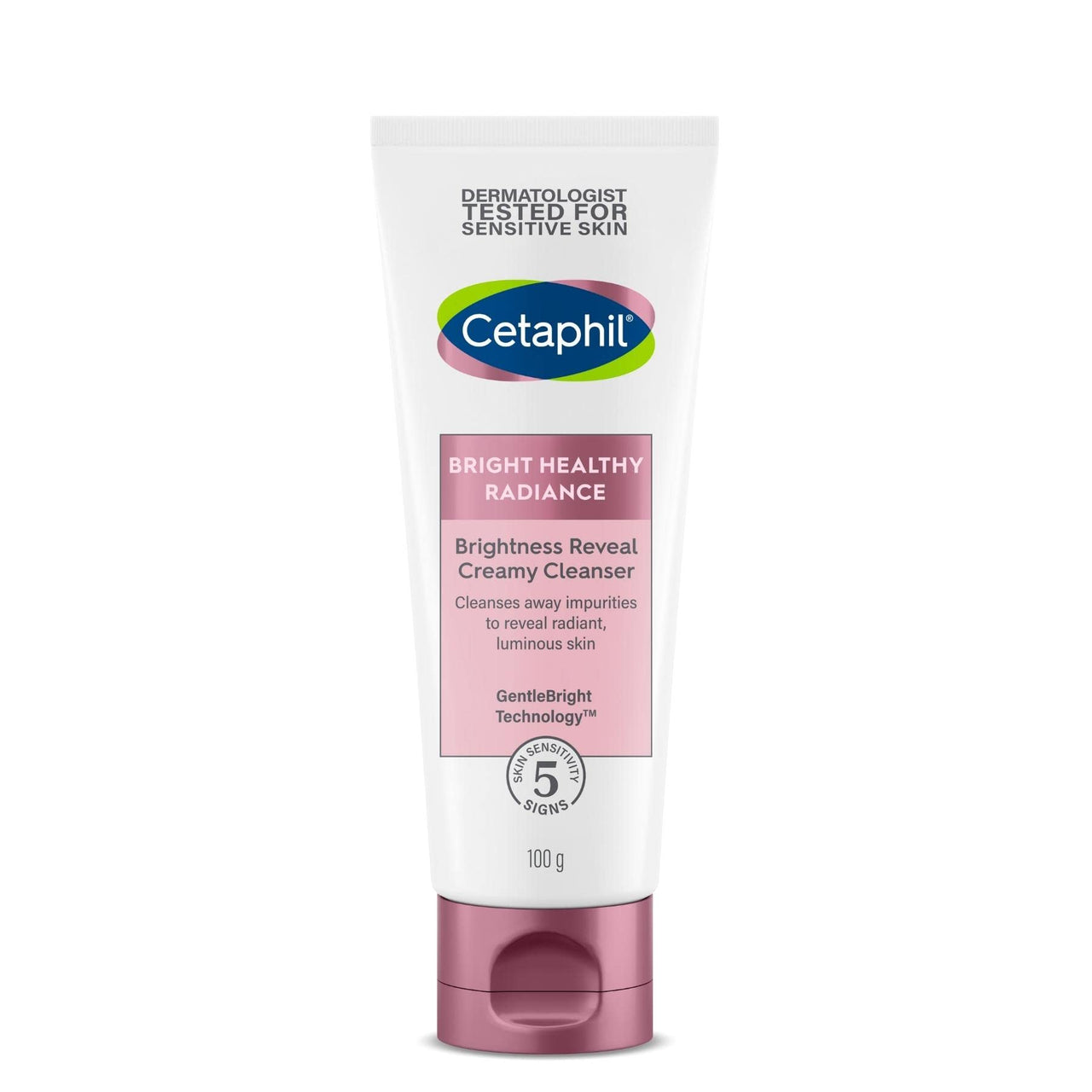 Cetaphil Brightness Reveal Creamy Cleanser - 100 g& Face Wash by CETAPHIL, Gentle Skin Cleanser for Dry to Normal, Sensitive Skin - 125 ml