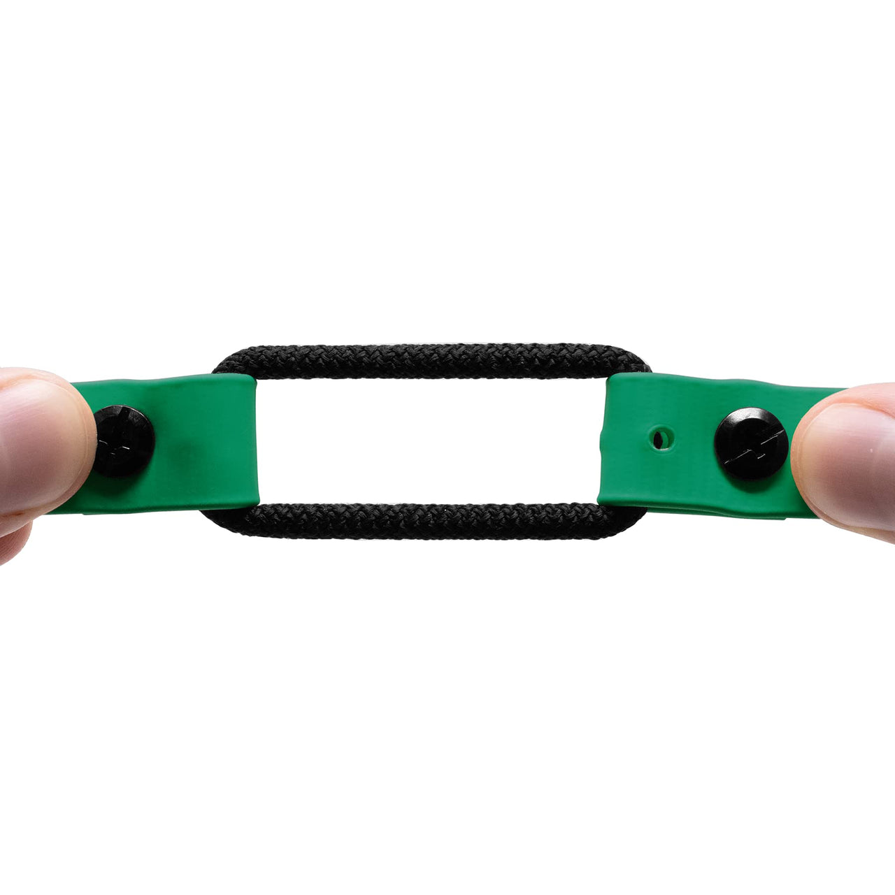 Educator Quick Snap Bungee Dog Collar, Biothane, Waterproof, Odorproof, Easy Connect and Disconnect Clasp and D Ring with Comfort Bungee Loop, Adjustable for Custom Fit, 1-Inch, Green 1" Wide Fits 800 and 1200 Series