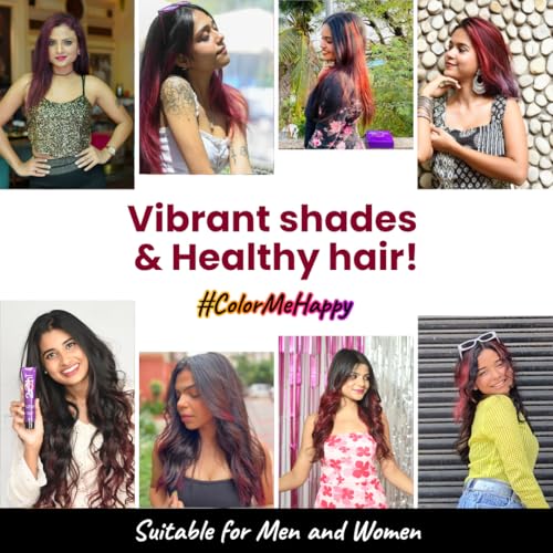 2.Oh! Italian- Bordeaux Wine Hair Color For Women & Men | Ammonia-Free DIY Semi Permanent Hair Color | Enriched with Argan Oil | Lasts upto 12-15 Washes