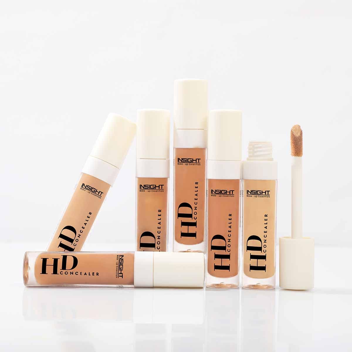 INSIGHT Liquid Hd Satin Concealer |Light Weight Concealer With Full Coverage |Easily Blendable Concealer For Face Makeup(Cr111-Ln10)