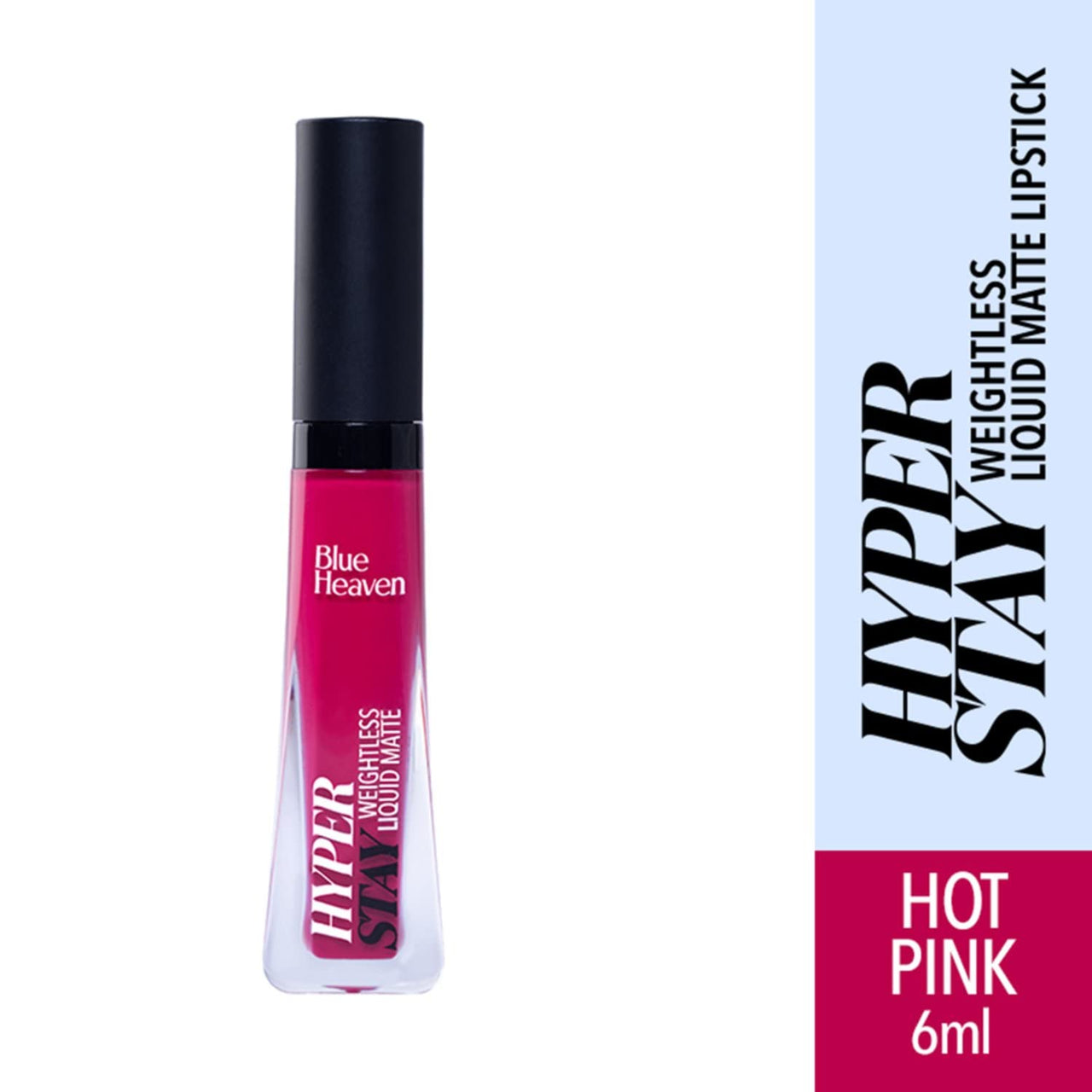 Blue Heaven Hyperstay Liquid Matte Lip Colour Hot Pink (Pack of 2)