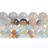 Natural Stone Beads 2mm Amazonite Gemstone Round Loose Beads Crystal Energy Stone Healing Power for Jewelry Making DIY,1 Strand 15