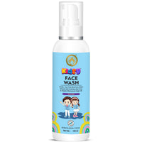 Mom & World Kidsy Face Wash Tear Free, 120ml (No SLS, Paraben) - With Argan OIl, Aloevera