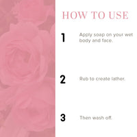 KHADI NATURAL Ayurvedic Rosewater Handmade Soap| Hyderates & Nourishes Skin| Vitamin-Rich | Maintains pH Levels | Softens & Rejuvenates (Pack of 5) (5x125 g) (625 g)