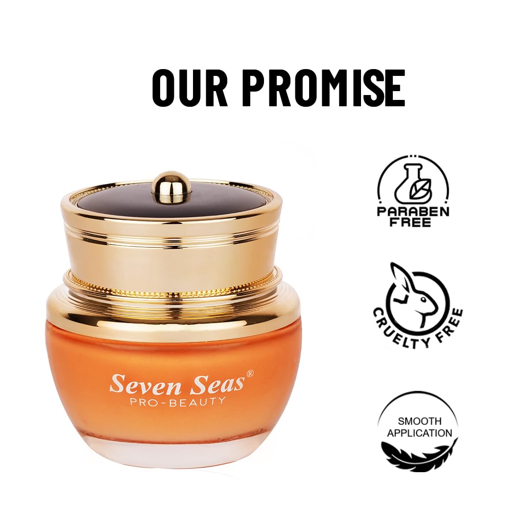 Seven Seas Natural Matte Cream Foundation Long Lasting Weightless | Full Coverage Face Makeup Oil-Free | Waterproof Foundation 40g (NATURAL BEIGE)