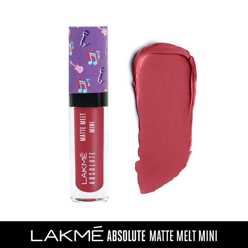 Lakmé Liquid Lipstick Indie Maroon (Matte) & Lakmé Liquid Lipstick Pink Footprint (Matte)