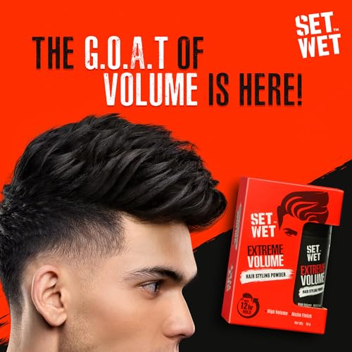 Set Wet Extreme Volume Hairstyling Powder 10g |12 Hour Strong Hold & Matte Finish |Hair Volumizing Powder Wax