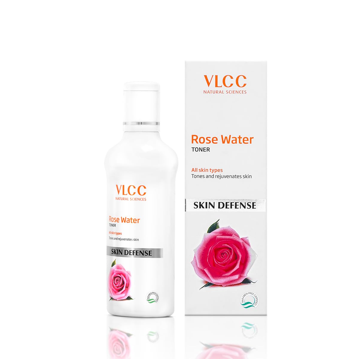 VLCC Rose Water Toner - 100ml (Pack of 2) - Tones & Rejuvenates Skin | Helps Maintain Skin's PH Balance | Helps Tighten the Pores and Gently Tones the Skin | With Rose, Aloe Vera, Mint, Date Fruit.