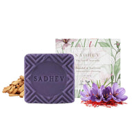 Sadhev Ayurvedic Sandal & Saffron Bathing Soap For Whitening And Brightening Chemical Free -125g (Pack of 1)