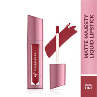 MATTE Majesty Liquid Lipstick Smudged Proof Long Lasting Highly Pigmented Water Proof Matte Liquid Lipstick (Bold Tint)