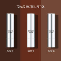 FLiCKA Tomato Bullet Matte Lipstick (Pack Of 3) | Hydrating, Moisturizing, Upto 6Hrs Long Lasting| Transfer & Smudge Proof Lipsticks For Women, Shade - 03