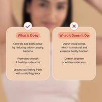 Carmesi Natural Underarm Roll On Deodorant for Women | 95% Natural + 5% Essential Ingredients | For Fresh Underarms | No Alcohol & Aluminium | Fresh Blossom | 50 ml