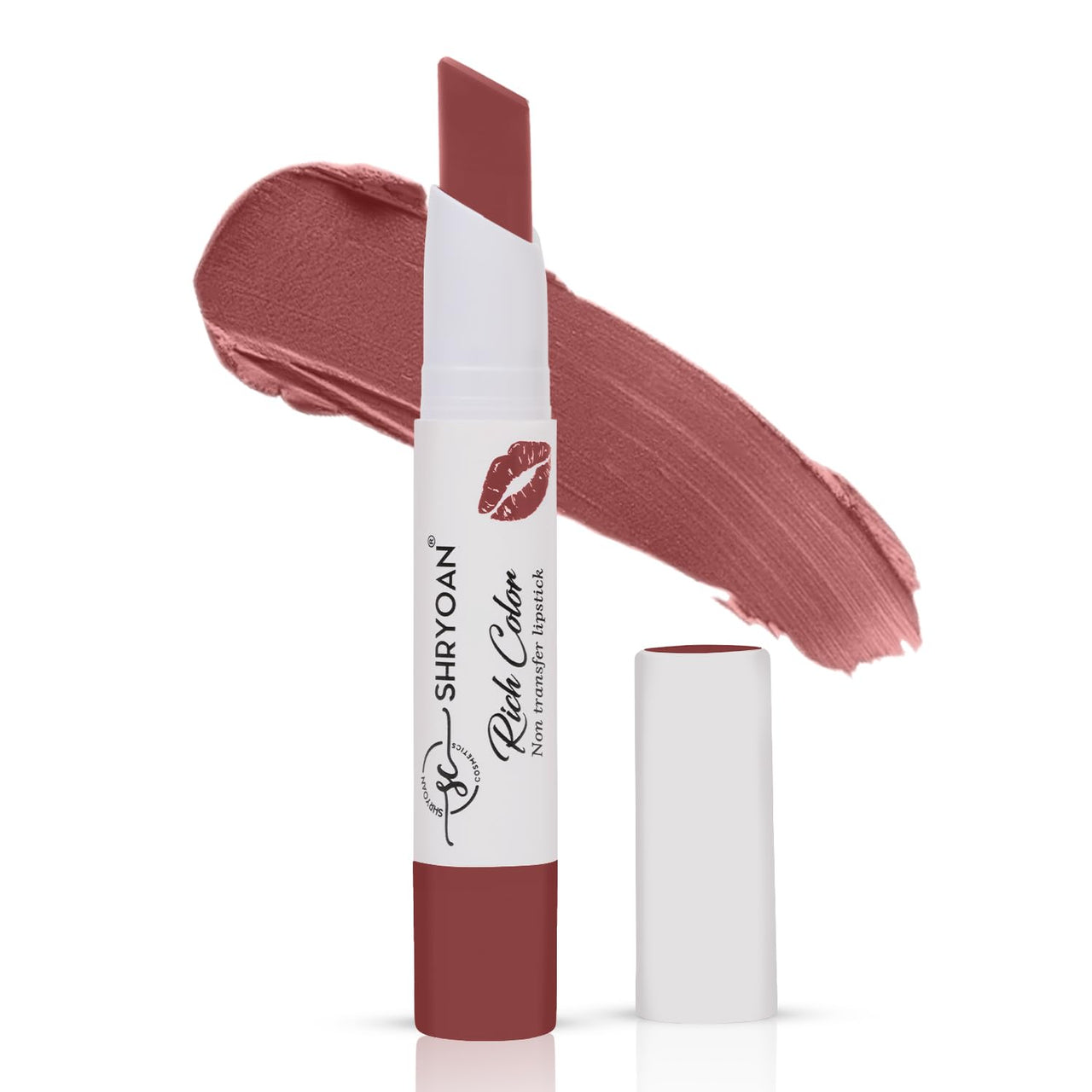 Shryoan Rich Color Non-Transfer Lipstick | Waterproof & Super Matte Finish | Long Stay Creamy Lipstick | Single Swipe Application (CREAMSICLE - 04)