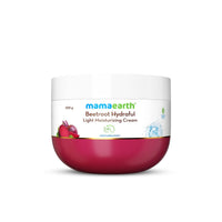 Mamaearth Beetroot Hydraful Light Moisturizing Cream With Beetroot & Hyaluronic Acid|For Hydrated Pink Glow|For Face, Hand & Body|24H Moisturization|Quick Absorbing|Non-Greasy|Soft Moisturizer|200 G