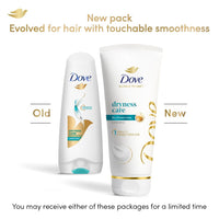 Dove Dryness Care 1-min Conditoner with Bio-Protein Care and Glycerol for dry and rough hair, for upto 72 hours^ of effortlessly detangled, soft and touchably smooth hair | 175ml