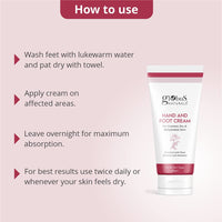 Globus Naturals Nourishing Hand & Foot Cream, Enriched with Rose & Anantmool, For Nourished, Moisturised Hands & Feet, Suitable for All Skin Types 100 gms (Pack of 2)