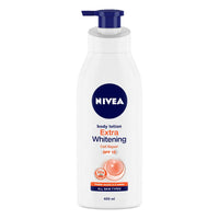 NIVEA Body Lotion, Extra Whitening Cell Repair (SPF 15), 400ml and Beardo Activated Charcoal Acne Oil and Pollution Control Face Wash, 100ml